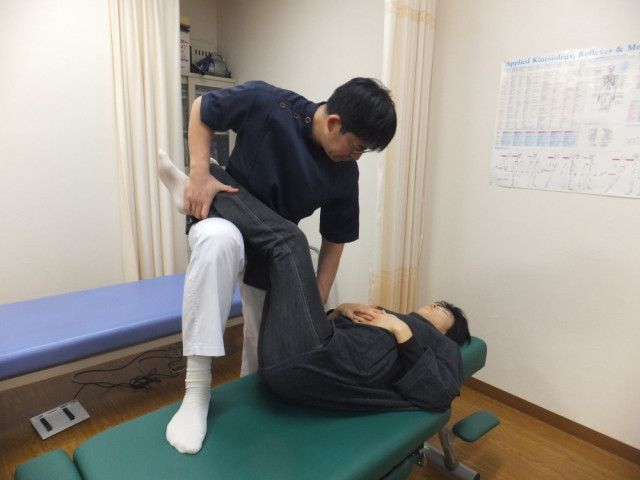 腰椎のカウンターストレイン